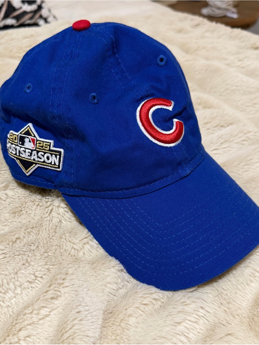 Chicago Cubs  Blue Baseball Cap with Postseason 2025 Patch